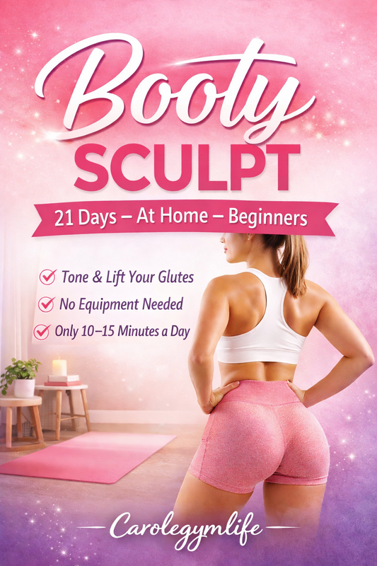 BOOTY SCULPT – 21 DAYS – AT HOME – BEGINNERS